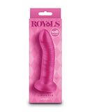 Royals 5" Charlie Curved Dildo - Metallic Pink