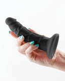 Colours Pleasures 5 Inch Thin Dildo - Black