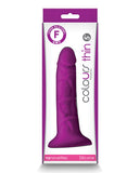 Colours Pleasures 5 Inch Thin Dildo - Purple