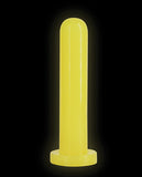 Firefly Thrill Glow in the Dark Dildo - Large, Yellow