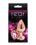 Rear Assets Rose Gold Heart Medium - Pink