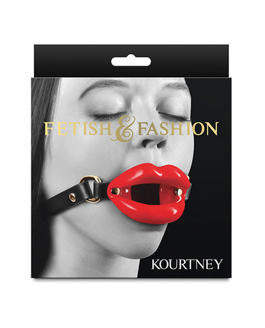 Fetish & Fashion Kourtney Gag - Black/Red