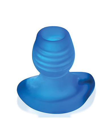 Oxballs Glowhole 1 Hollow Buttplug W-led Insert Small - Blue Morph