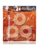 Oxballs Bonemaker 3 Pack Cockring Kit - Clear