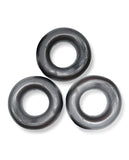 Oxballs Fat Willy 3 Pack Jumbo Cock Rings - Steel