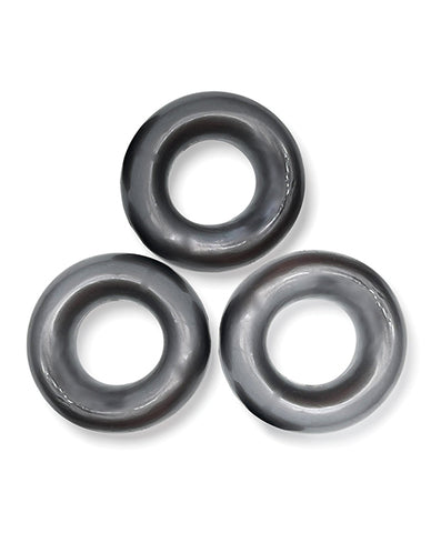 Oxballs Fat Willy 3 Pack Jumbo Cock Rings - Steel