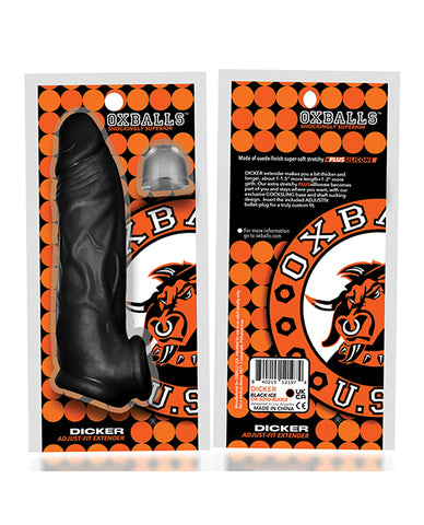 Oxballs Dicker Ultra-Slim Cock Sheath - Black Ice