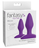 Fantasy for Her Designer Love Plug Set - Purple