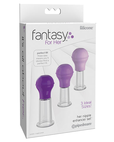 Fantasy For Her Nipple Enhancer Set Purple