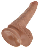 King Cock 6" Cock w/Balls - Tan