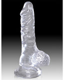 King Cock Clear 4" Cock w/Balls