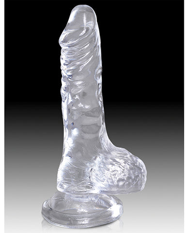 King Cock Clear 4" Cock w/Balls