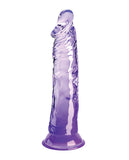 King Cock Clear 8" Cock - Purple