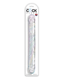 King Cock Clear 18" Double Dildo - Clear