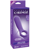 Fantasy C-Ringz Ride N Glide Couples Ring Purple