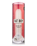 Perfect Fit Fat Boy Micro Ribbed Sheath 7.5" - Clear