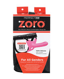 Perfect Fit Zoro 6.5 Inch Strap On W/case - Pink