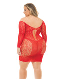 Pink Lipstick Animal Inside Chemise Red QN