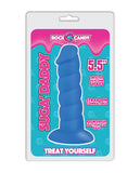 Rock Candy Suga Daddy 5.5" Silicone Dildo - Blue