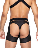 Master Thong w/Contoured Pouch Black LG