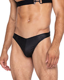 Master Thong w/Contoured Pouch Black MD