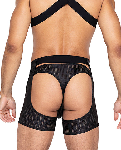 Master Thong w/Contoured Pouch Black SM