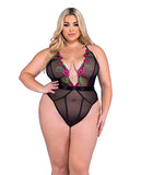 Peony Paradise Teddy - Black 1X