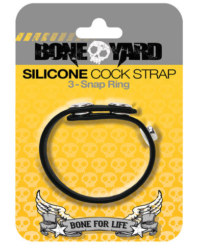 Boneyard Cock Strap - Black