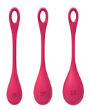 Satisfyer Yoni Power 1 Balls Training Set - Red