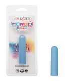 Turbo Buzz Rounded Bullet Stimulator - Blue