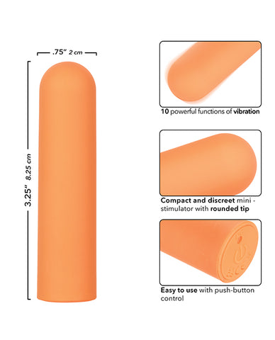 Turbo Buzz Rounded Bullet Stimulator - Orange