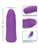 Silicone Studs Mini Vibrating Studs - Purple