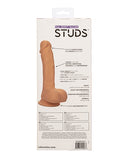 Studs Dual Density Silicone 6.25" Dildo - Ivory