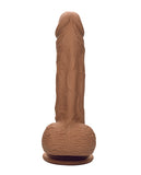 Studs Dual Density Silicone 6.25" Dildo - Brown