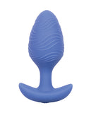 Cheeky Glow in the Dark Vibrating Butt Plug -  Large Blue