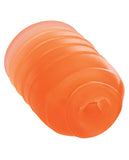 Pop Sock Ribbed Masturbator - Orange