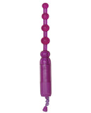 Vibrating Pleasure Beads Waterproof - Purple