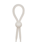 Alpha Liquid Silicone Lasso Cock Ring - Natural