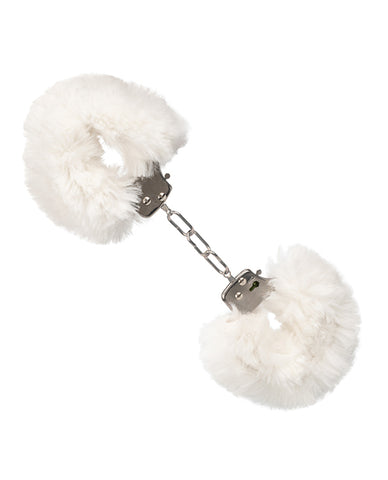 Ultra Fluffy Furry Cuffs - White