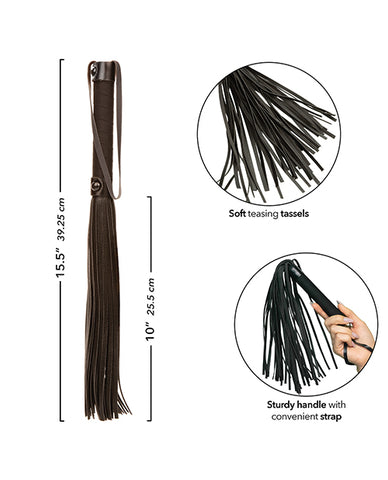 Nocturnal Collection Flogger - Black