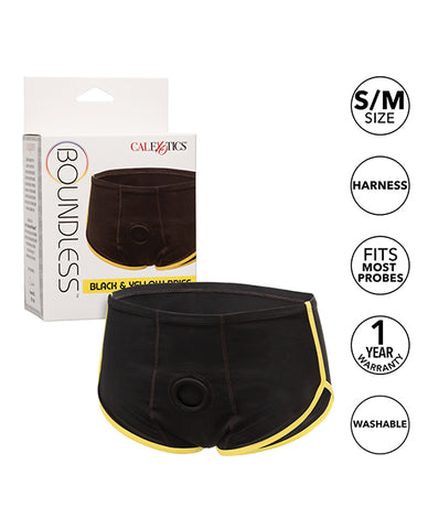 Boundless Boxer Brief - Black/Yellow S/M