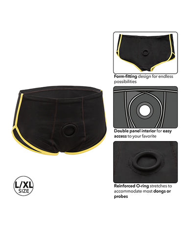 Boundless Boxer Brief - Black/Yellow L/XL