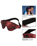 Scandal Black Out Eyemask -  Black/Red