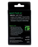 NO ETA Sport Fucker Energy Ring - Black