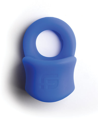 Sport Fucker Silicone Baller Ring - Blue