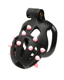 Sport Fucker Cellmate FlexiSpike Chastity Cage - Size 1 Black/Pink