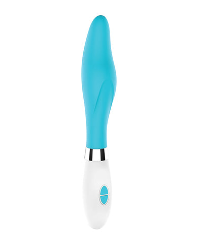 Shots Luminous Athamas Silicone 10 Speed Vibrator - Turquoise