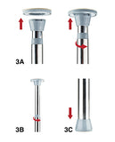 Shots Ouch Dance Pole - Silver