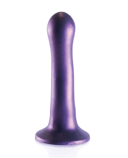 Shots Ouch 7 Inch Curvy G-spot Dildo - Metallic Purple
