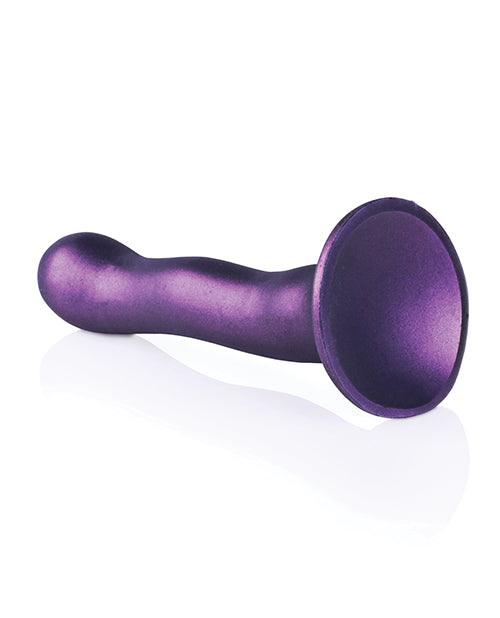 Shots Ouch 7 Inch Curvy G-spot Dildo - Metallic Purple